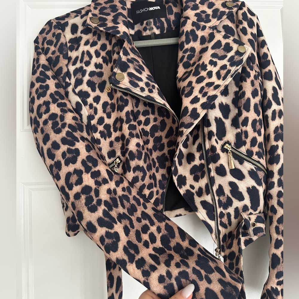 Animal Print Jacket